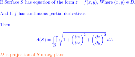 Find The Area Of The Surface The Part Of The Plane X 2y 3z Quizlet