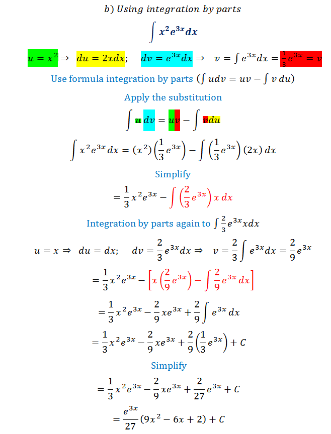 Find the indefinite integral (a) using integration tables an | Quizlet