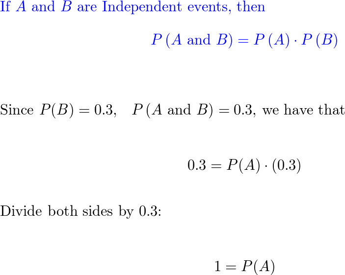 probability of independent events assignment quizlet