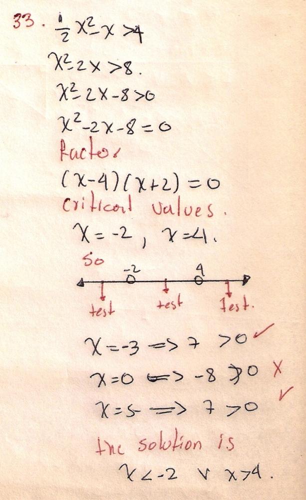 Algebra 2: A Common Core Curriculum - 9781608408405 - Exercise 33 | Quizlet