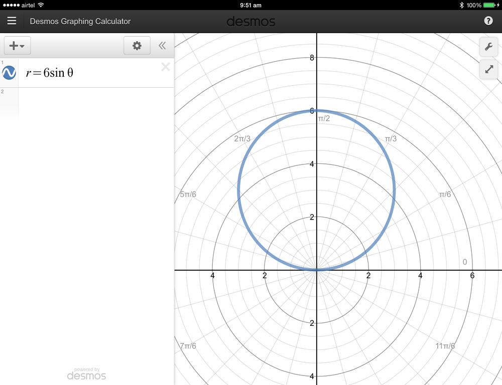 Sketch the curve in polar coordinates. r=6 sin θ | Quizlet