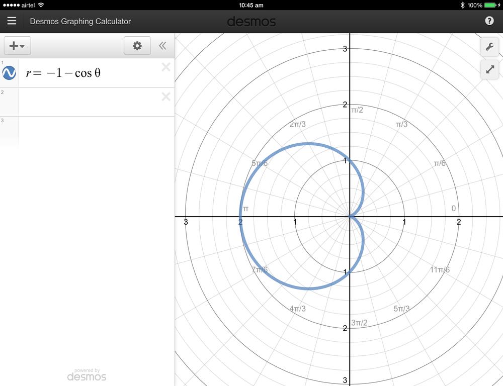 Sketch the curve in polar coordinates. r=-1-cosθ | Quizlet