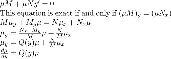 Show that if (Nx−My)/(xM−yN)=R, where R depends on the quant