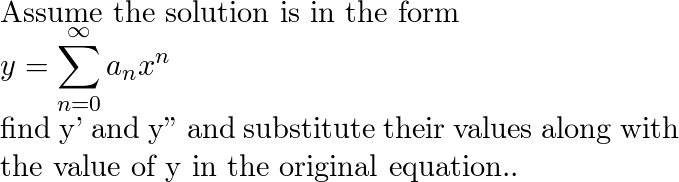 (a) Find the first five nonzero terms in the solution of the | Quizlet