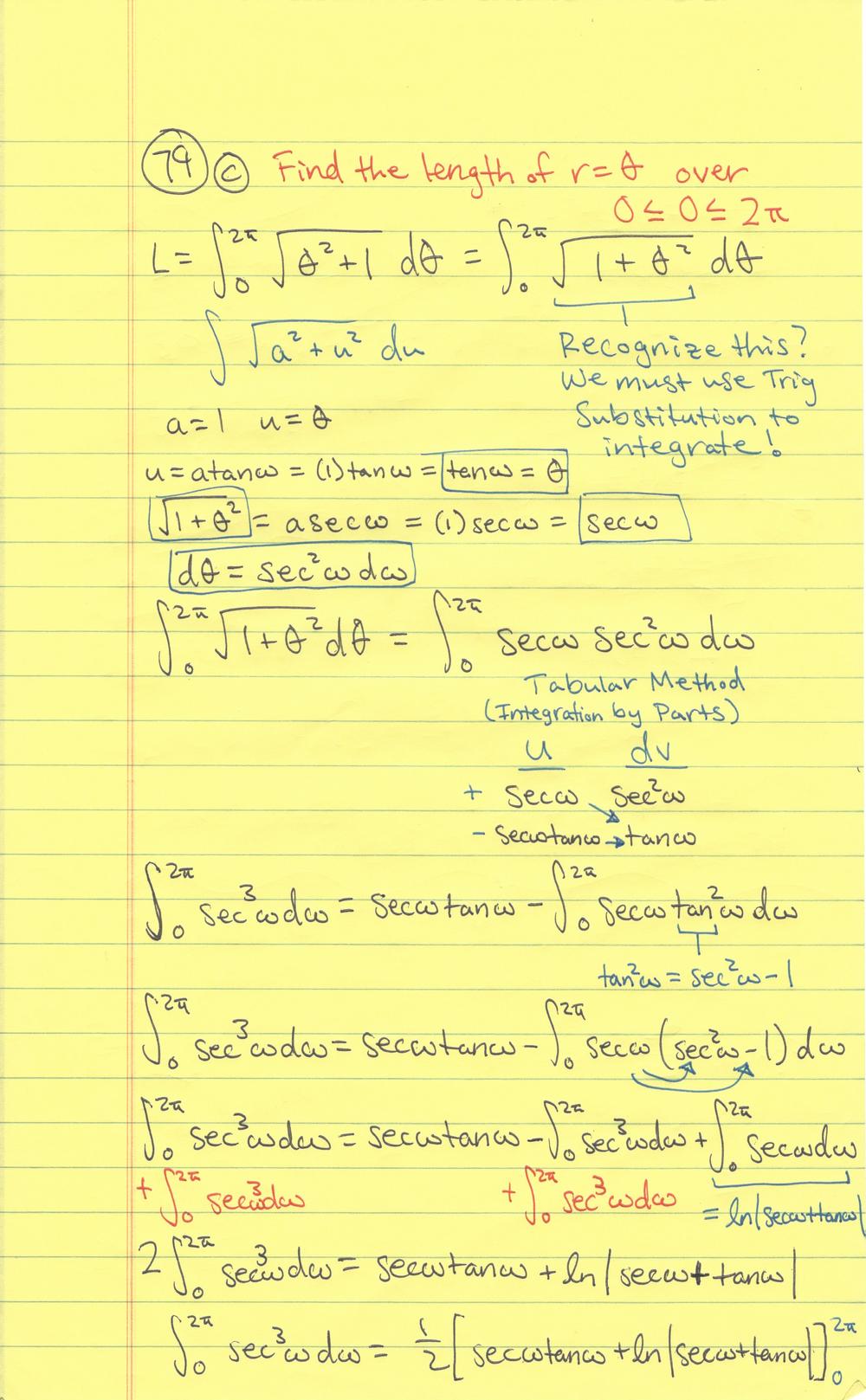 The curve represented by the equation r = aθ, where a is a c | Quizlet