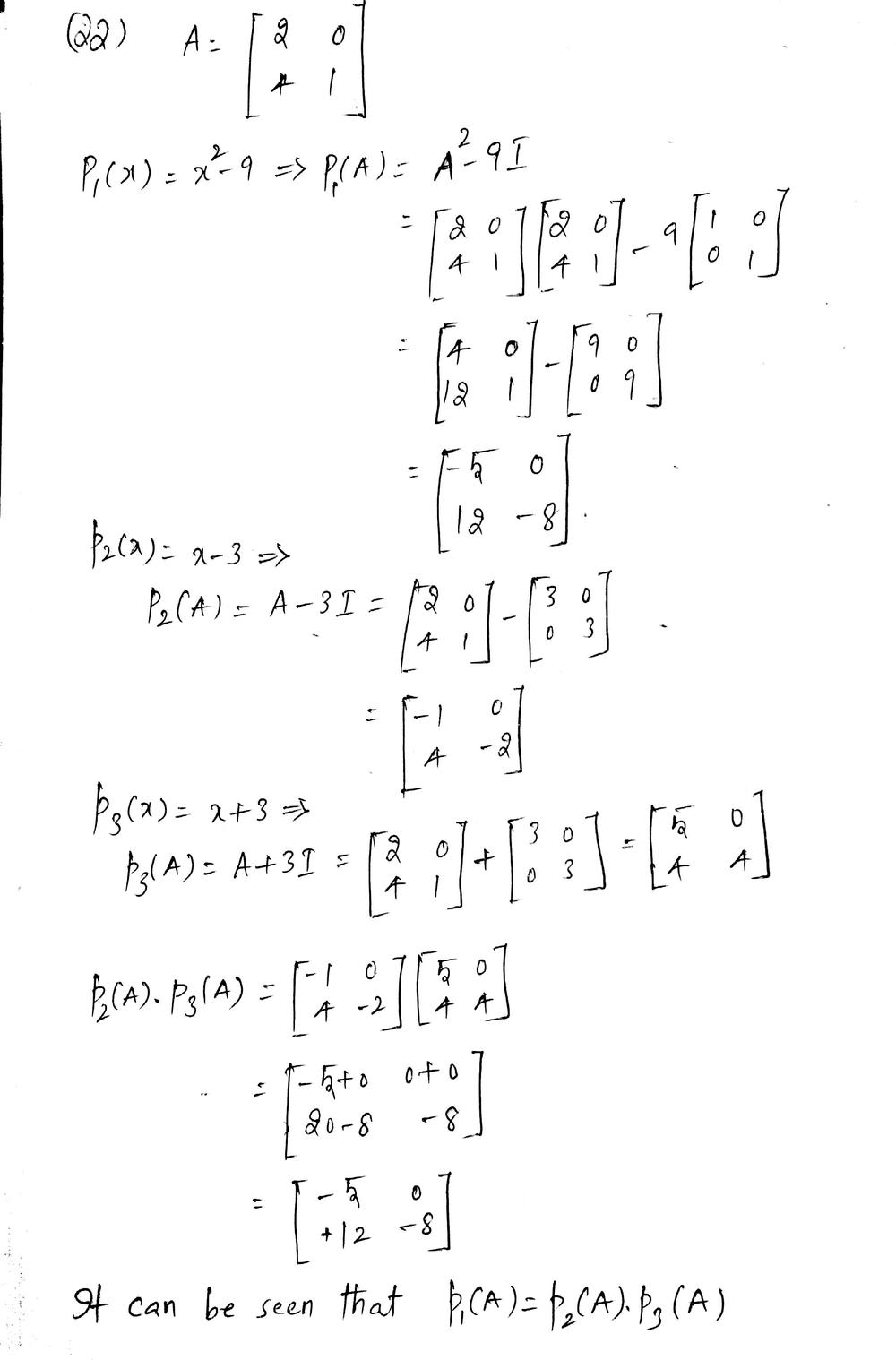 Elementary Linear Algebra - 9780470458211 - Exercise 22 | Quizlet