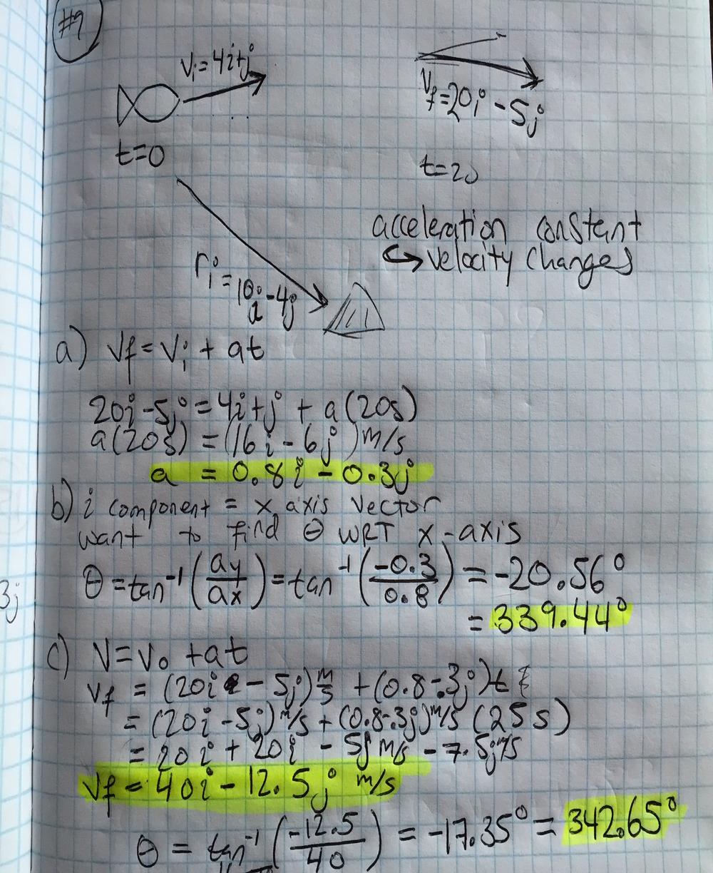 A Fish Swimming In A Horizontal Plane Has Velocity M S At A Point In The Ocean Where The Position Relative To A Certain Rock Is M After The Fish Swims With Constant