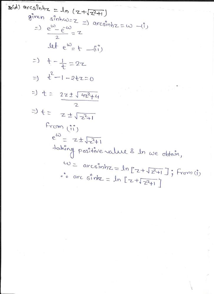 By Definition The Inverse Sine W Arcsin Z Is The Relation Such That Sin W Z The Inverse Cosine W Arccos Z Is The Relation Such That Cos W Z The Inverse Tangent Inverse Cotangent Inverse