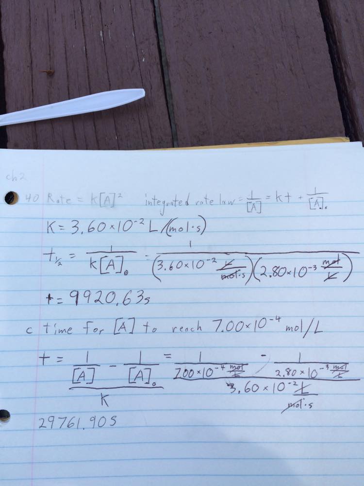 A Certain Reaction Has The Following General Form A Mathrm A Longrightarrow B Mathrm B At A Particular Temperature And Math Mathrm A