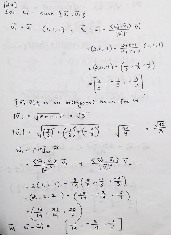 Let R Have The Inner Product U V U1v1 2u2v2 3u3v3 Use The Gram Schmidt Process To Transform U1 1 1 1 U2 1 1 0 U3 1 0 0 Into An Orthonormal Basis Homework Help And Answers Slader