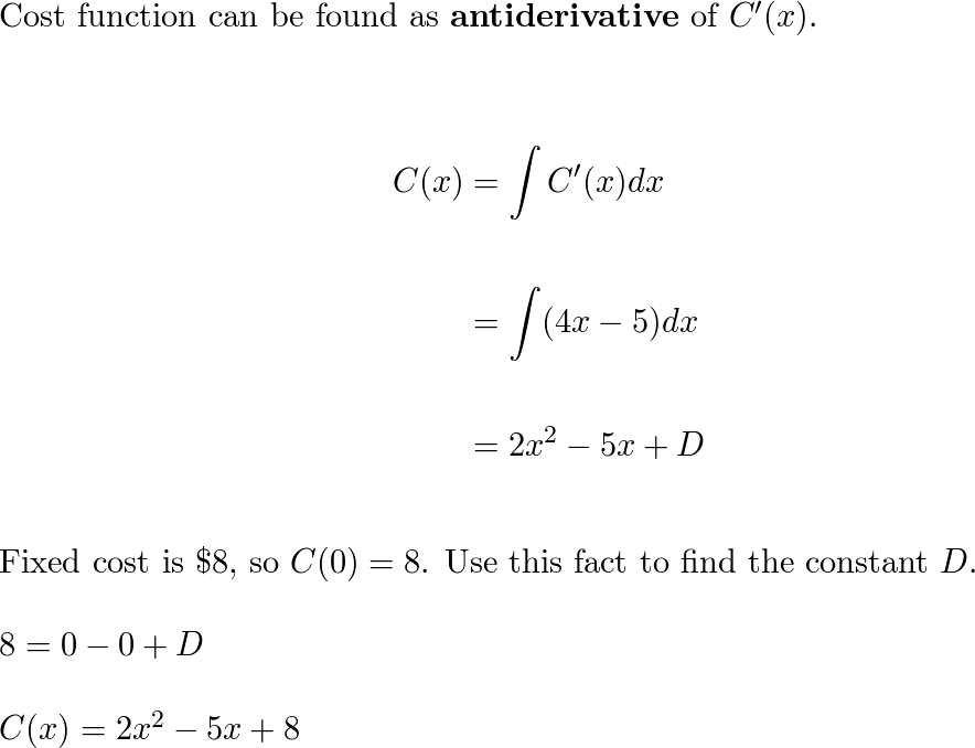 find-the-cost-function-for-each-marginal-cost-function-c-x-quizlet