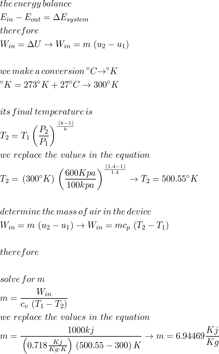 Thermodynamics: An Engineering Approach - 9781260501186 - Exercise 86 ...