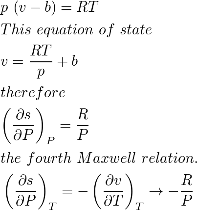 Solved 4. I came up with my own equation of state: Vm=PRT−b