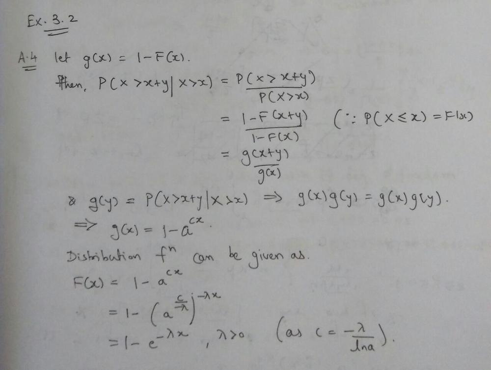 Let F X Be The Cdf Of The Continuous Type Random Variable X And Assume That F X 0 For X 0 And 0 F X 1 For 0 X Prove