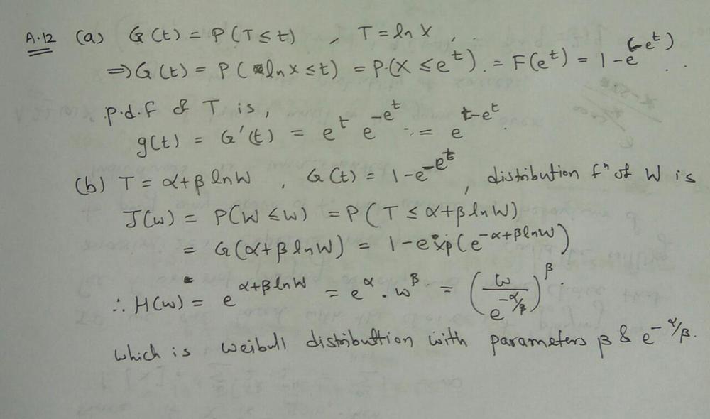 Let X Have An Exponential Distribution With 8 1 That Is The Pdf Of X Is F X E X 0 X Let T Be Defined By T