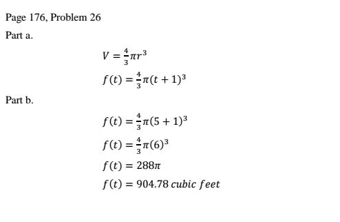 The Formula V 4 3 Pr Erxpresses The Relationship Between The Volume V And Radius R Of A Sphere A Weather Balloon Is Being Inflated So That The Radius Is Changing With Respect