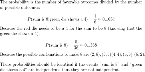 Suppose you roll two dice. What is the probability of rolling a sum of 8?