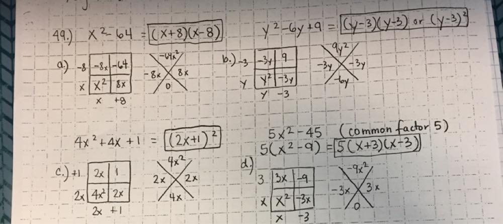 Core Connections Algebra - 9781603281010 - Exercise 49 | Quizlet