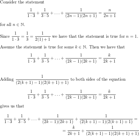 Conjecture A Formula For The Sum 1 1 Cdot 3 1 3 Cdo Quizlet