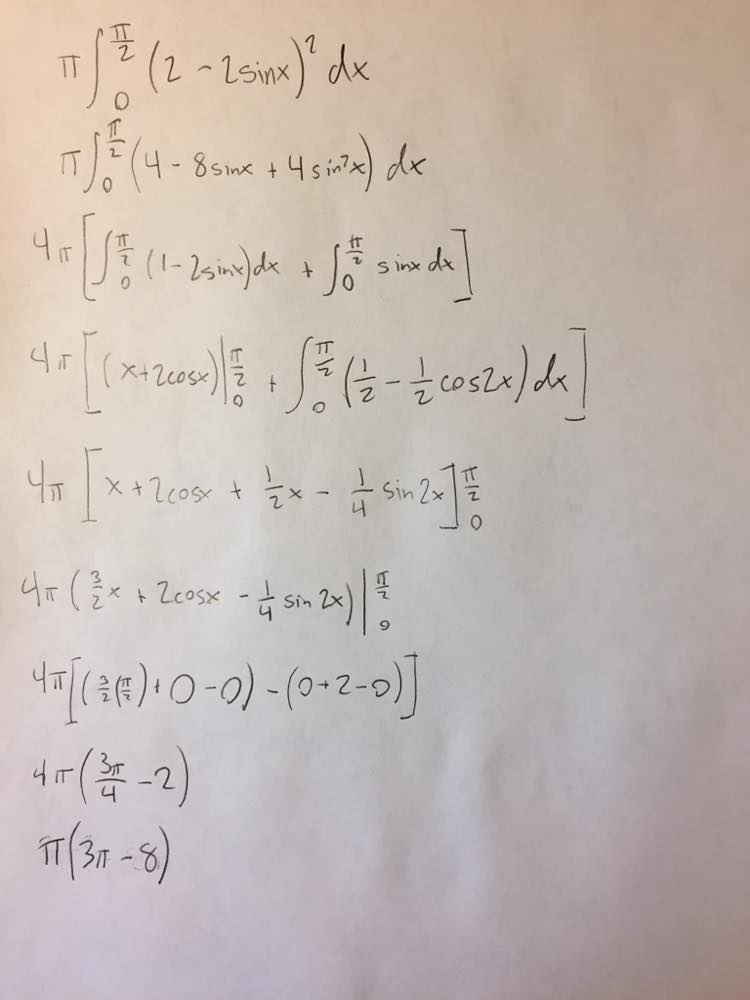 Find The Volume Of The Solid Generated By Revolving The Region About The Given Line The Region In The First Quadrant Bounded Above By The Line Y 2 Below By The