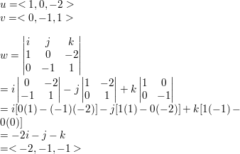 Find U X V And Show That It Is Orthogonal To Both U And V U I 2k V J K Homework Help And Answers Slader