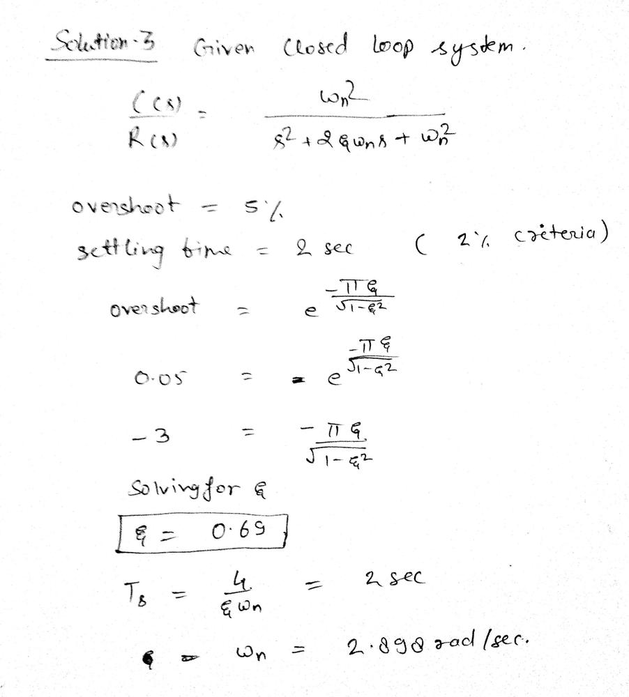 Modern Control Engineering - 9780136156734 - Exercise 3 | Quizlet