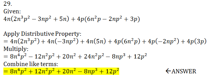 Algebra 1 - 9780076639236 - Exercise 29 | Quizlet