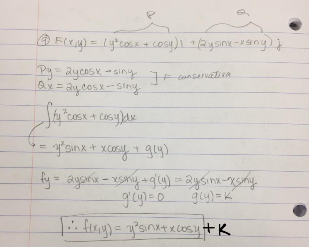 Determine Whether Or Not F Is A Conservative Vector Field If It Is Find A Function F Such That F Delf F X Y Lny 2xy 3 I 3x 2y 2 X Y J Homework Help And Answers Slader