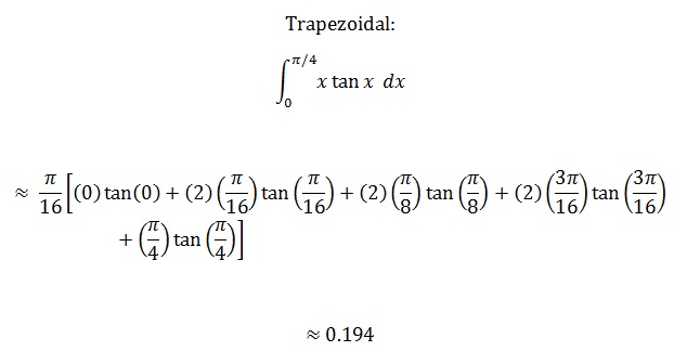 Approximate The Definite Integral Using The Trapezoidal Rule | Quizlet