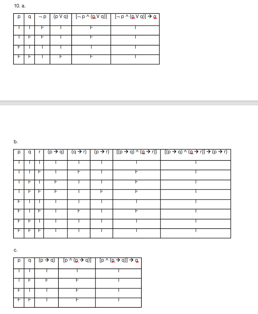 Show That Each Of These Conditional Statements Is A Tautology By Using Truth Tables A P P Q Q B P Q Q R P