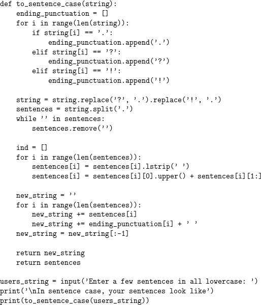 Solved] Write a program with a function that accepts a string as