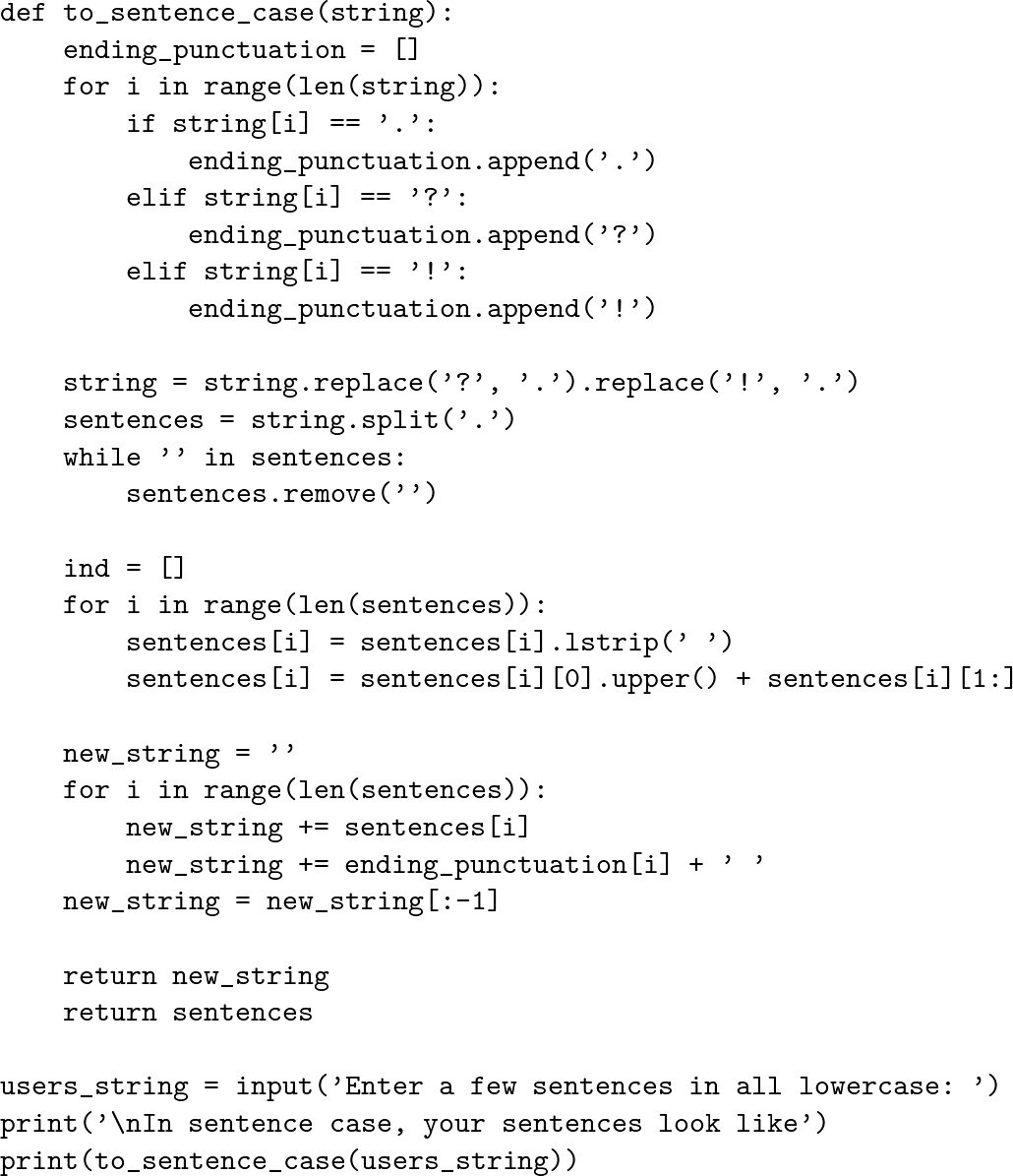 Solved] Write a program with a function that accepts a string as