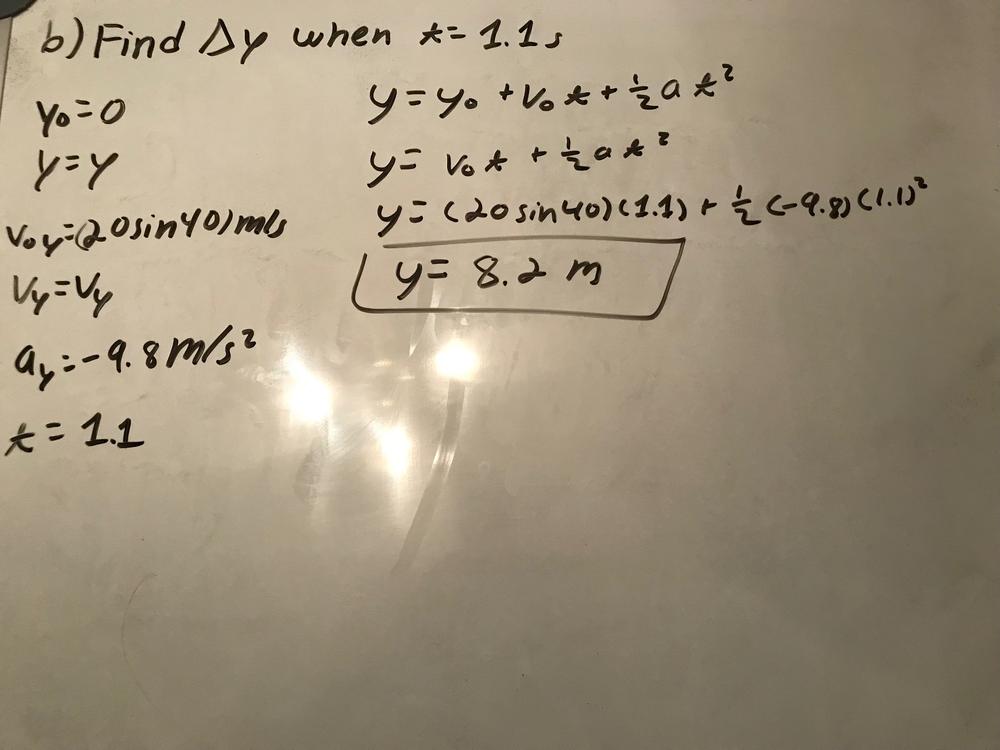 A Stone Is Catapulted At Time T 0 With An Initial Velocity Of Magnitude 0 M S And At An Angle Of 40 0 Above The Horizontal What Are The Magnitudes Of The