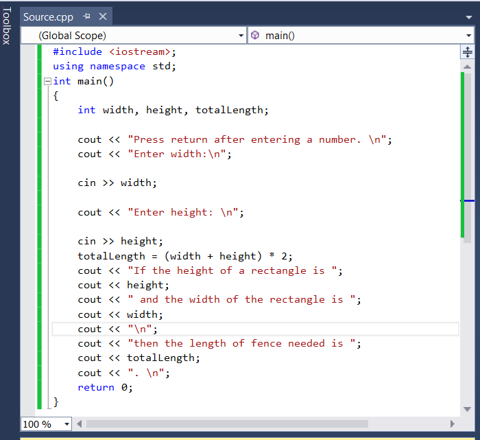 Modify the C program that you entered in earlier Practice Quizlet