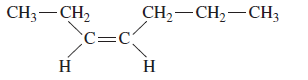 Write the IUPAC name, including cis or trans, for the follo | Quizlet