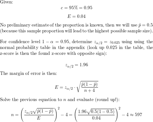 Solved A pollster is going to sample a number of voters in a