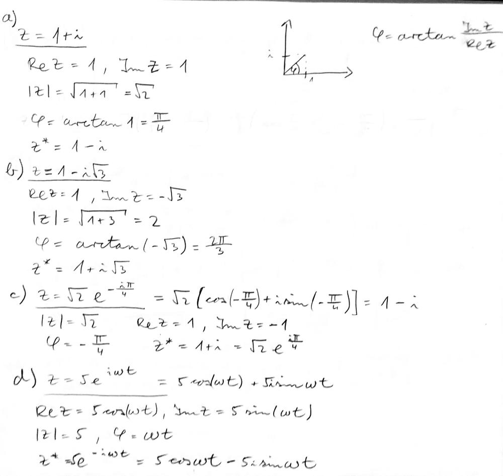 For Any Complex Number Z X Iy The Real And Imaginary Pa Quizlet