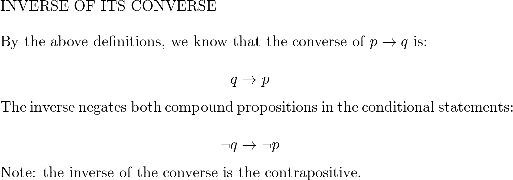 Converse of hotsell p 鈫q