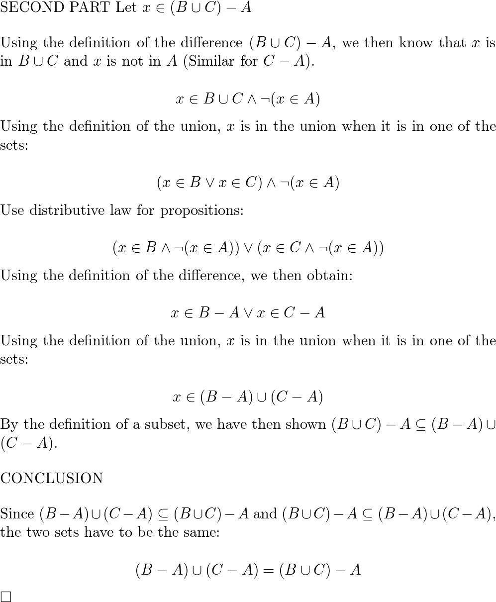 Solved Let A = and B = 1 Find a) AVB. b) A AB. CAOB.