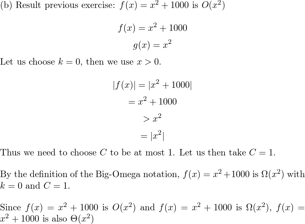 For each function determine whether that function is Omeg Quizlet