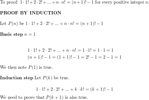 Prove That 1 1 2 2 N N N 1 1 Whenever N Is A Positive Integer Homework Help And Answers Slader