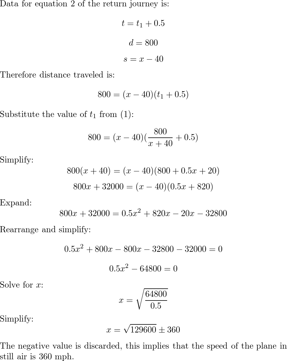 A plane travel 800 mi from Dallas Texas to Atlanta Georgia Quizlet