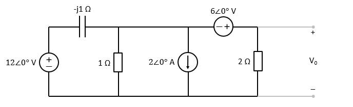 Use source transformation to determine $\mathrm{V}_o$ in the | Quizlet