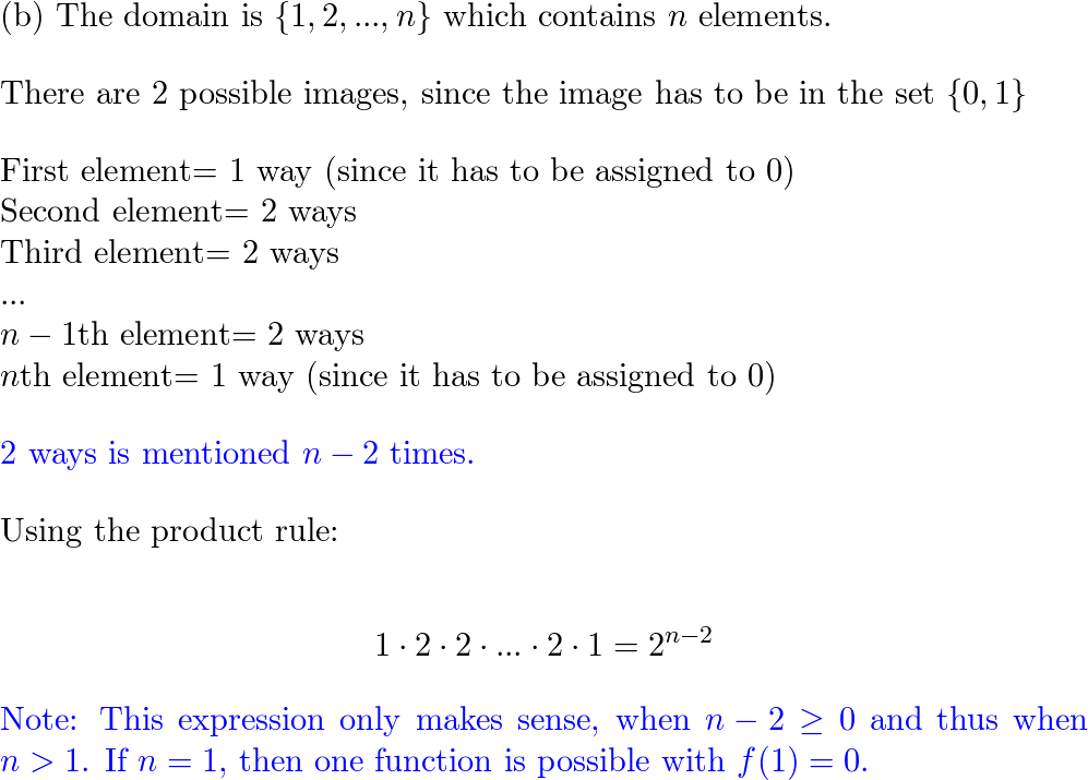 How Many Functions Are There From The Set {1, 2, . . . , N}, | Quizlet