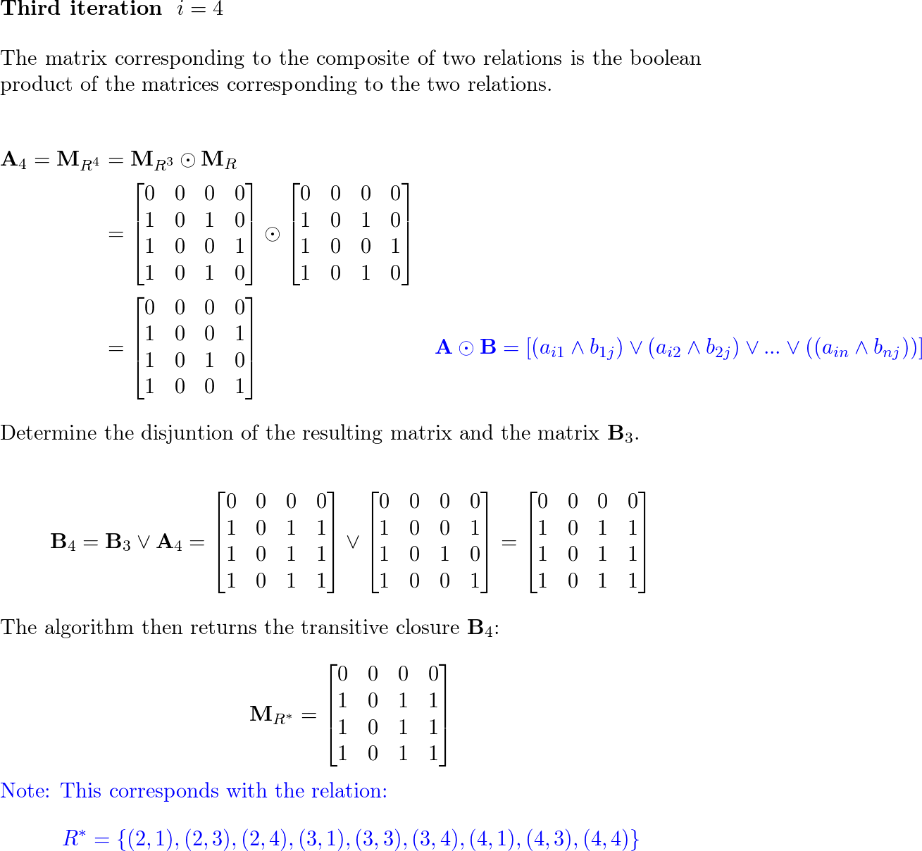 Find The Transitive Closures Of These Relations On {1, 2, 3, | Quizlet