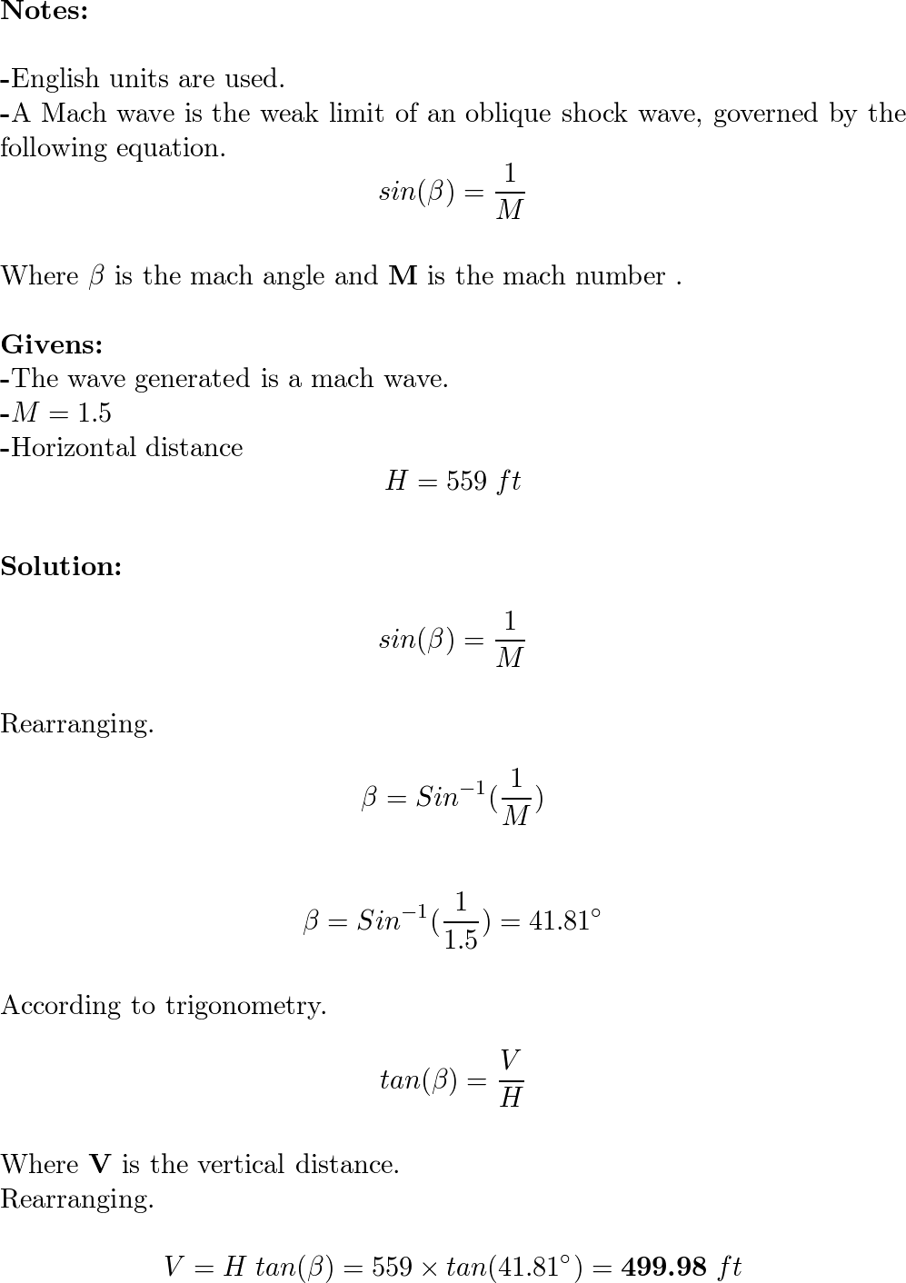 Fundamentals Of Aerodynamics - 9780073398105 - Exercise 1 | Quizlet