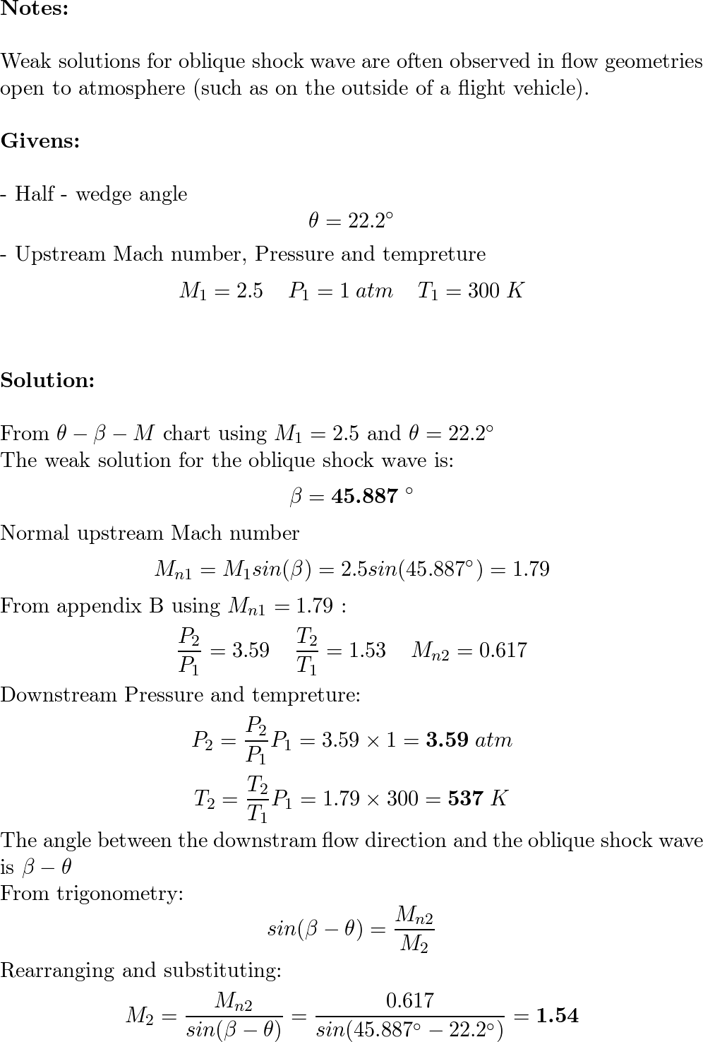 Fundamentals Of Aerodynamics - 9780073398105 - Exercise 5 | Quizlet