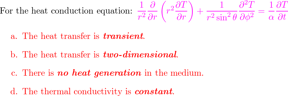 heat transfer equation