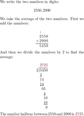 How to find the average of store two numbers