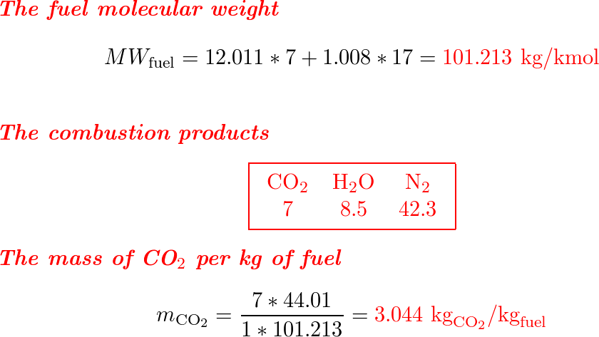 For complete stoichiometric combustion of gasoline, C7H17, d | Quizlet